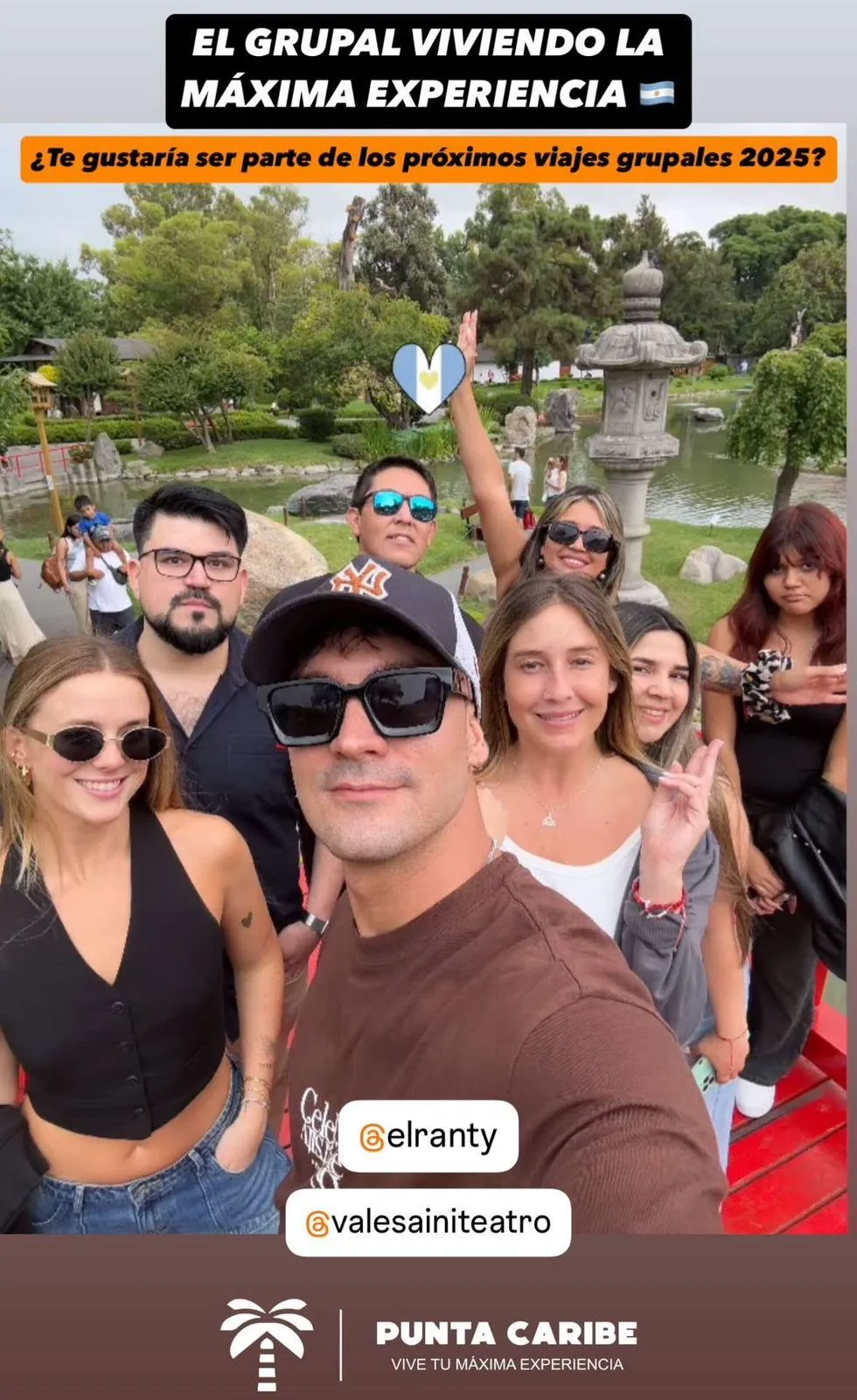 Viaje grupal de Puntacaribe disfrutando la experiencia en destino